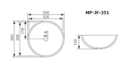 JF-351寸法図