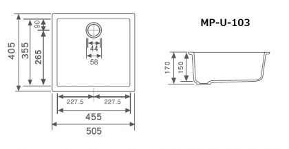 MP-U-103寸法図