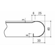 前垂:1/2R(水返し付)