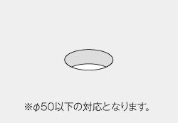 水栓穴あけ メラミンカウンター