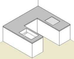 U型キッチンタイプ