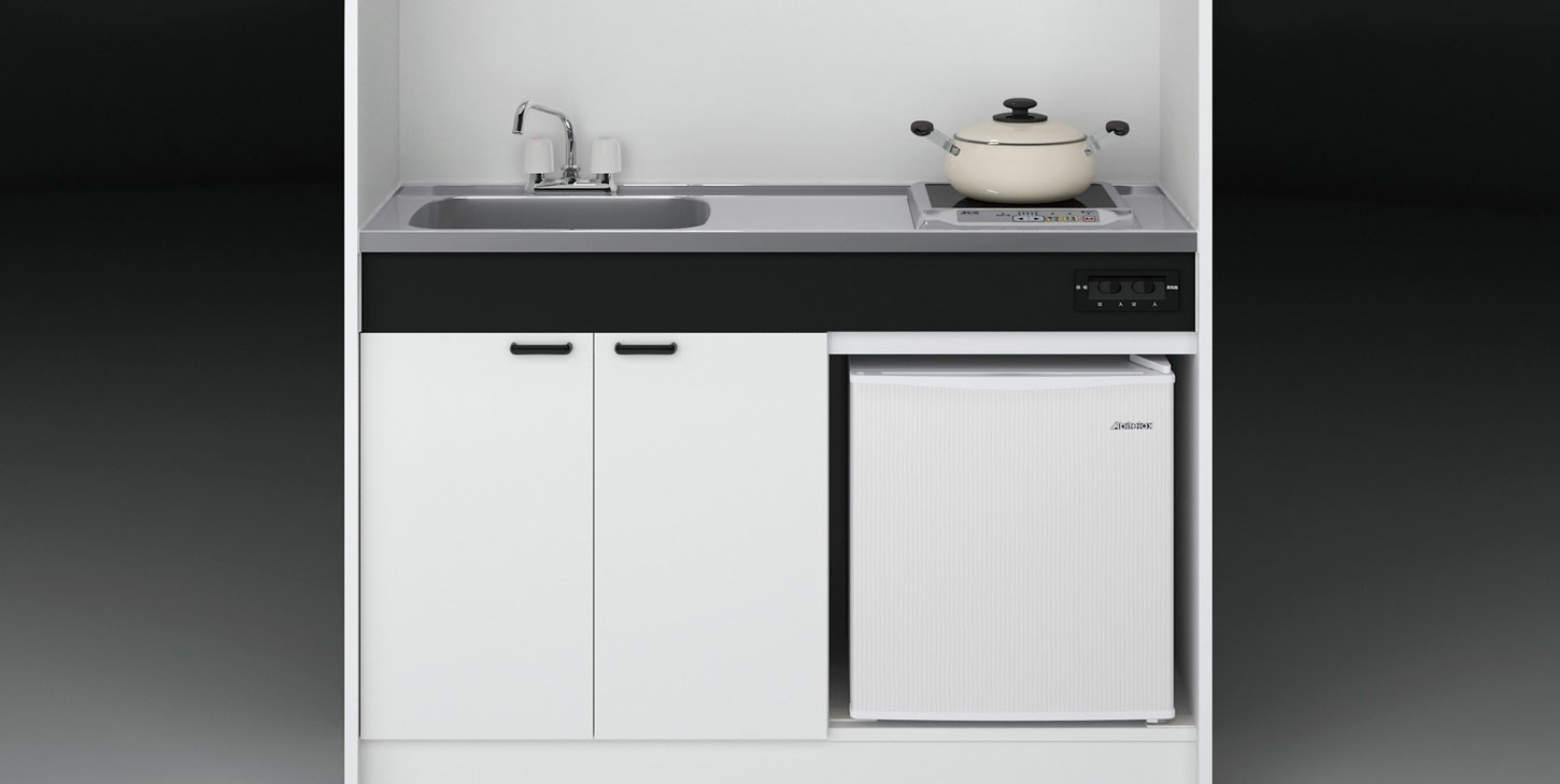 SHミニキッチン用ステンレスカウンター：MSKB-860・1160 - E:kitchen