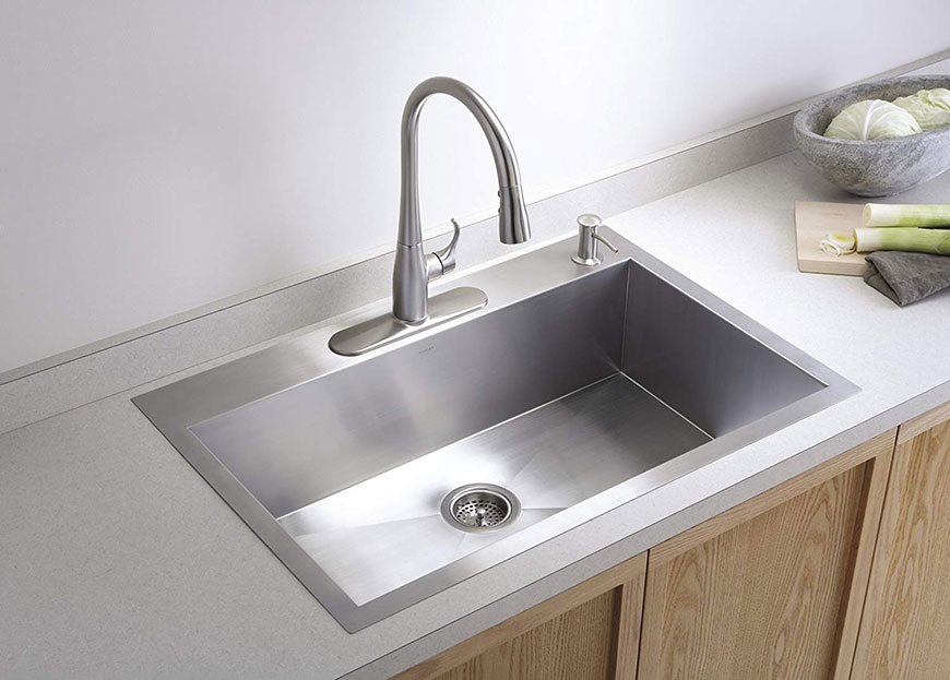 キッチンシンク Vault ボールトK-3821-1 KOHLER - E:kitchen